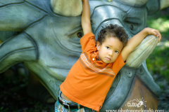 Four Year Old Boy Portrait at Dinosaur World