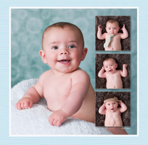 Baby Boy 3 Month Portrait