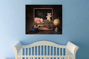 baby portrait in nursery