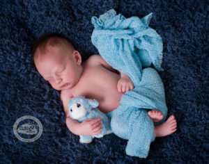 newborn baby boy portrait