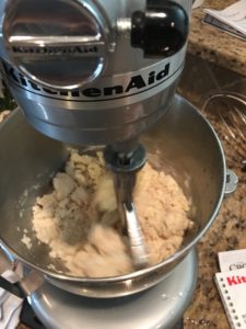 Salt Dough in Mixer