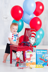 Dr. Seuss Theme First Birthday Sessions