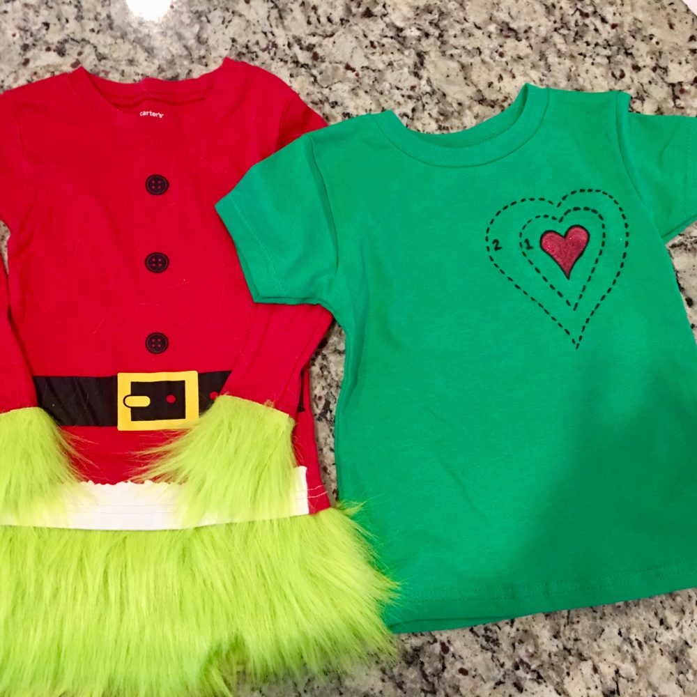 Finished Grinch Inspired Shirts