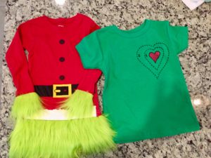 Finished Grinch Inspired Shirts