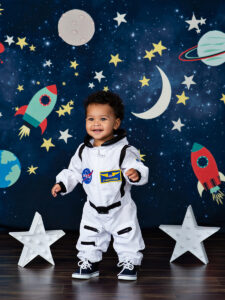 First Birthday Space Themed Portrait