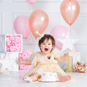 First Birthday Smash Cake Portrait