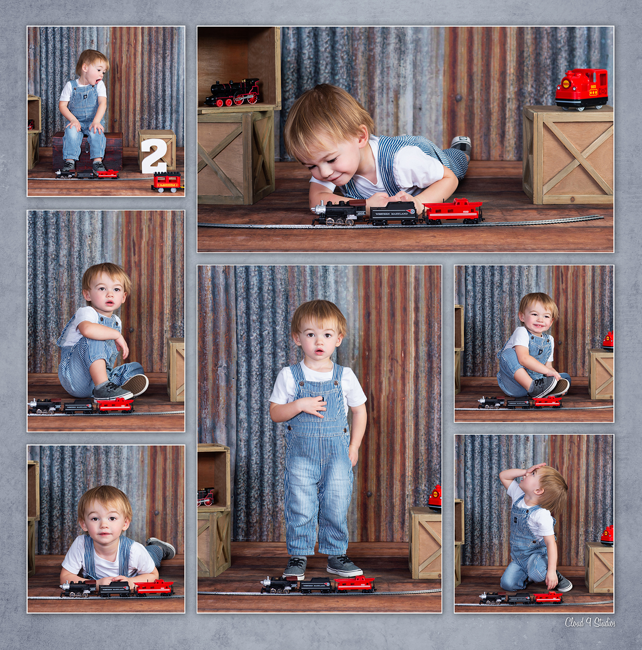Two Year Portrait at Cloud 9 Studios